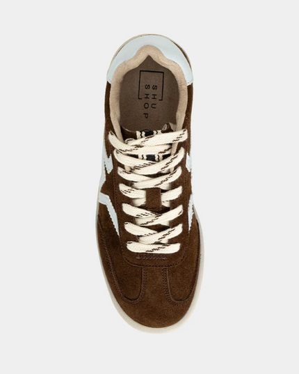 Peaches Brown Suede Sneakers