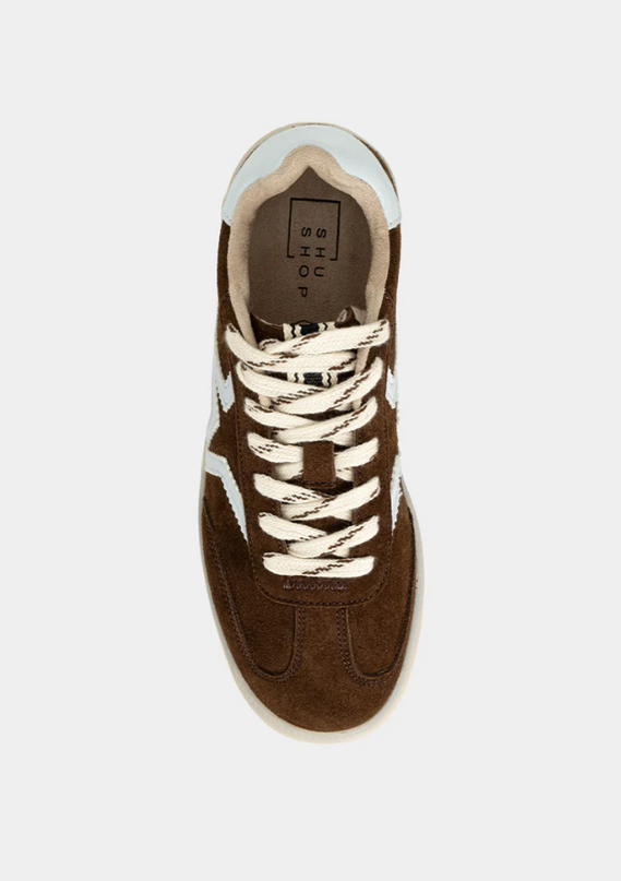 Peaches Brown Suede Sneakers