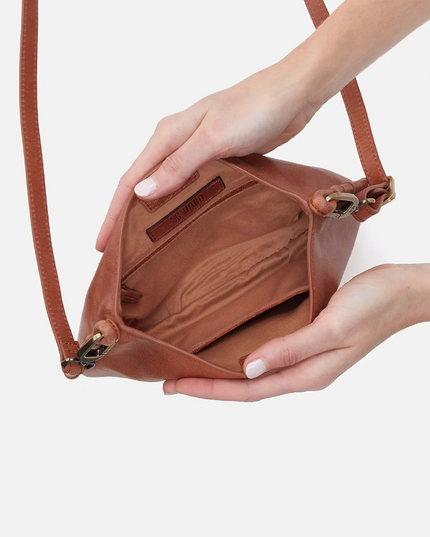 Hobo Phoebe Crossbody in Saddle Handbags in  at Wrapsody