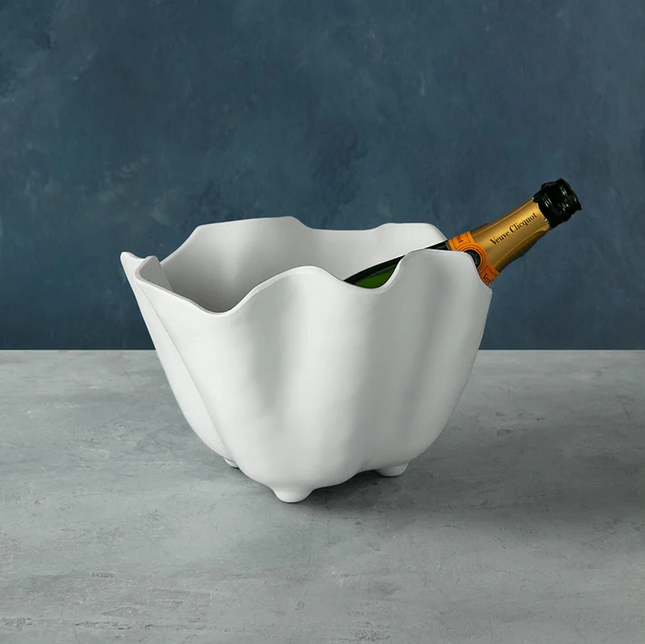 Vida Nube Ice Bucket in White Tabletop in  at Wrapsody