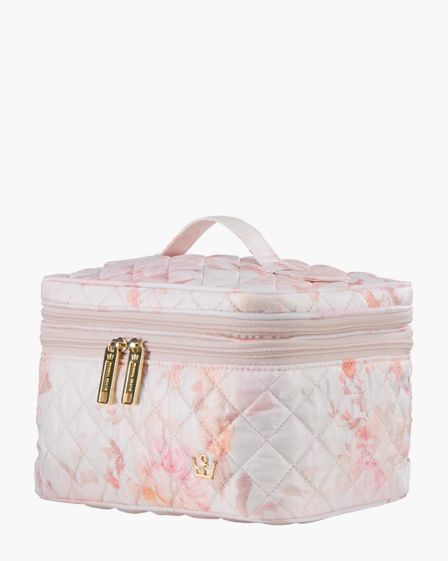 Oliver Thomas Not a Trainwreck Case Petal Pink Rose Print Travel Accessories in at Wrapsody