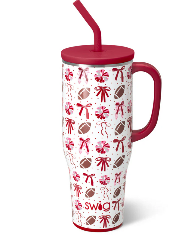 Swig 40oz Mega Mug We've Got Spirit Crimson Drinkware in at Wrapsody