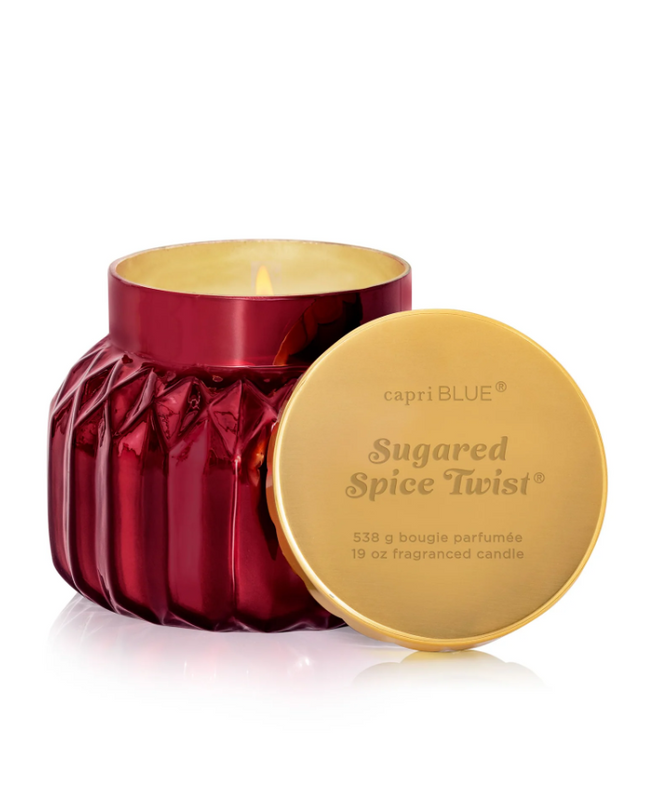 Capri Blue Royal Gem Sugared Spice Twist 19oz Candle Candles in at Wrapsody