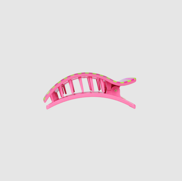 Teleties Summer Crush Rectangle Flat Clip Small Hair Accessories in at Wrapsody