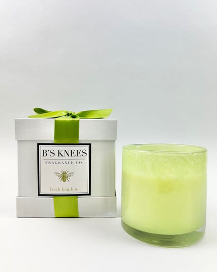 B's Knees 3-Wick Candle in Fresh Bamboo Candles in  at Wrapsody