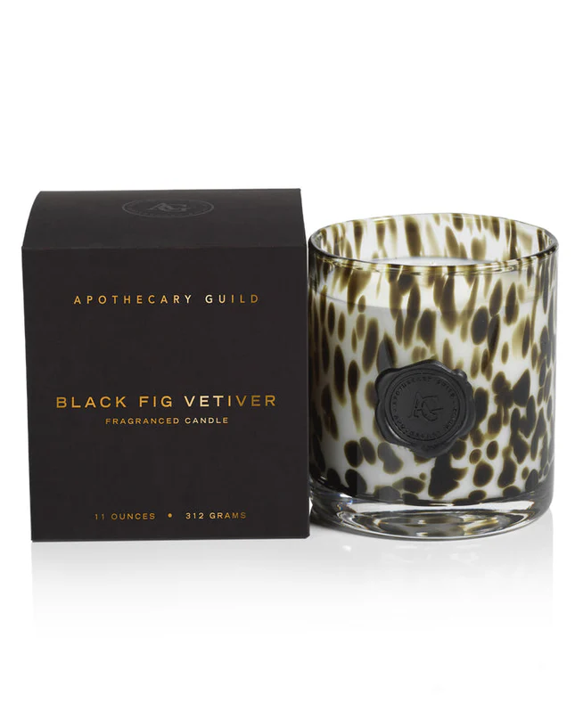 Opal Glass Black Fig 1-Wick Box Candle Candles in at Wrapsody