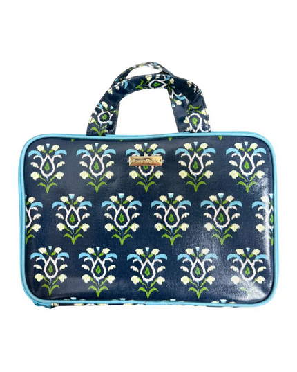 Laura Park Rosemary Indigo Travel Case Travel Accessories in at Wrapsody