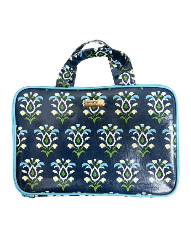 Laura Park Rosemary Indigo Travel Case Travel Accessories in at Wrapsody