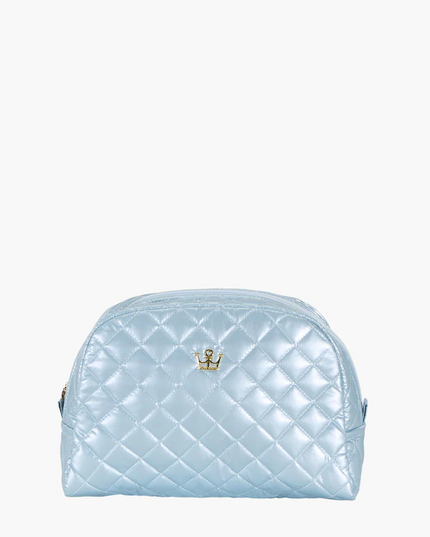Oliver Thomas KST Cosmetic Large Sky Blue Metallic Travel Accessories in at Wrapsody