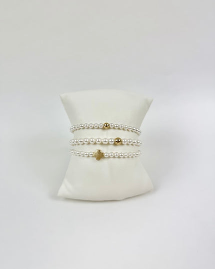 Enewton Signature Cross & Classic 4mm Bracelet Stack Bracelets in at Wrapsody