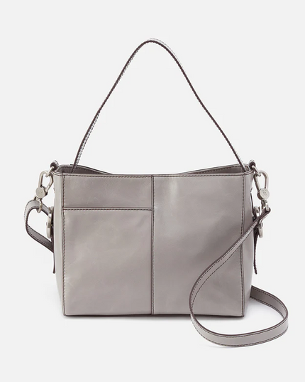 Hobo Render Small Crossbody in Light Grey Handbags in  at Wrapsody