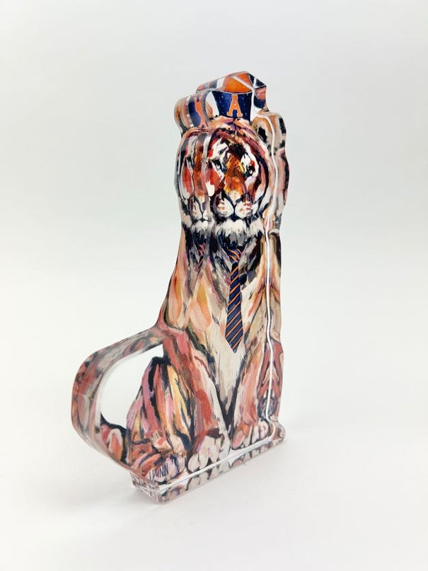 Auburn Tiger Cutout Acrylic Decor Home Decor in  at Wrapsody