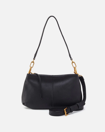 Hobo Vance Shoulder Crossbody in Black Handbags in  at Wrapsody