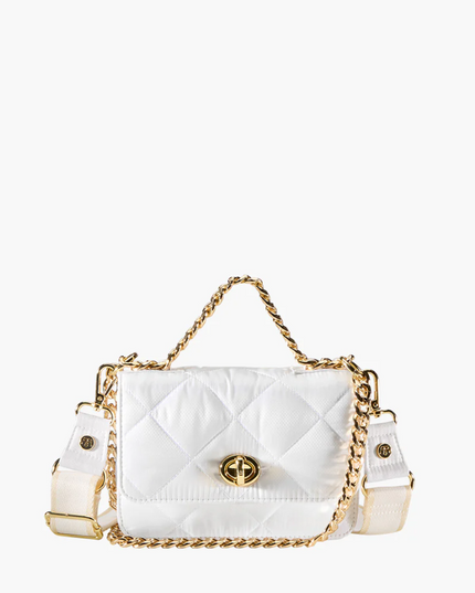 Oliver Thomas Wallet on a Chain - White Handbags in at Wrapsody