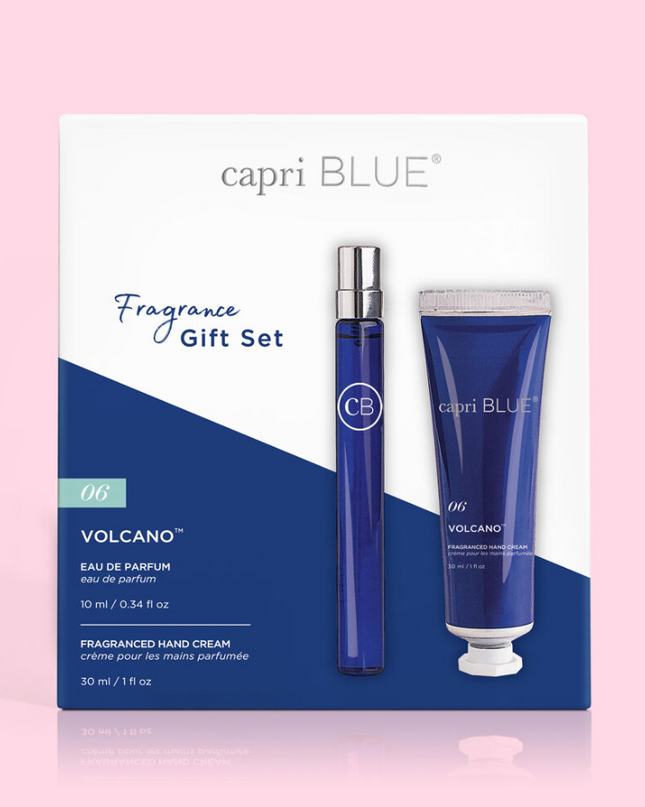 Capri Blue Fragrance Gift Set - Volcano Bath & Body in  at Wrapsody