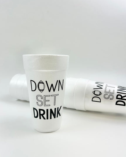 Down Set Drink Foam Party Cup Set Drinkware in at Wrapsody