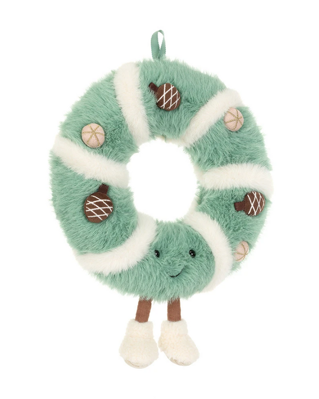 Jellycat Amuseables Pinecone Wreath Soft Toys in at Wrapsody