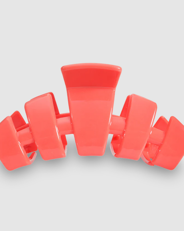 Teleties Large Clip Hair Accessories in Coral at Wrapsody