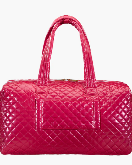 Oliver Thomas 24/7 Weekender Duffle Vivid Red Metallic Luggage in at Wrapsody