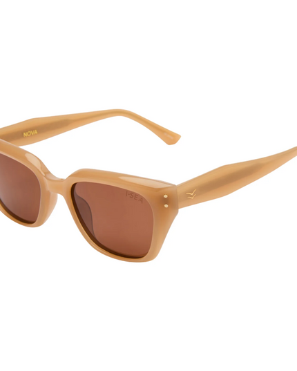 I-SEA Nova Vanilla/Brown Sunglasses