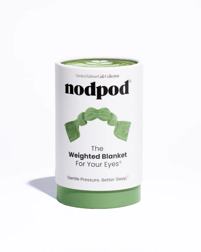 Nodpod Weighted Sleep Mask Matcha Hair Accessories in at Wrapsody