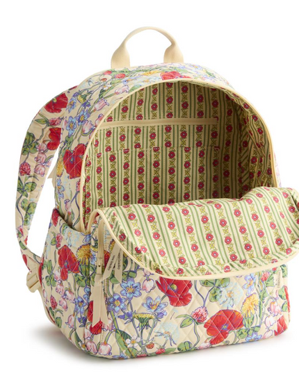 Vera Bradley All The Pretty Wildflowers Bancroft Backpack
