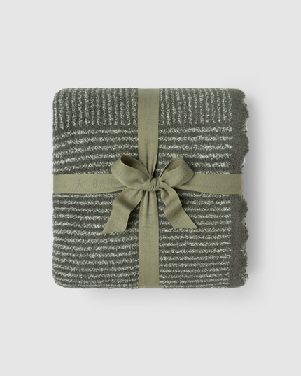 Barefoot Dreams CozyChic Scallop Olive Branch Throw Blankets & Throws in at Wrapsody