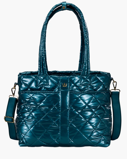 Oiver Thomas Wanderlust Tote Teal Metallic Totes in at Wrapsody