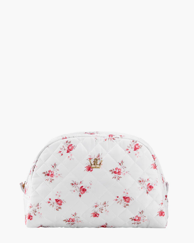 Oliver Thomas KST Cosmetic Large White Rose Print Travel Accessories in at Wrapsody