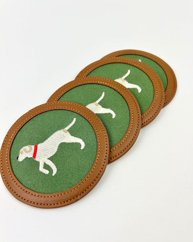 Embroidered Dog Coasters Set of 4 Home Decor in at Wrapsody