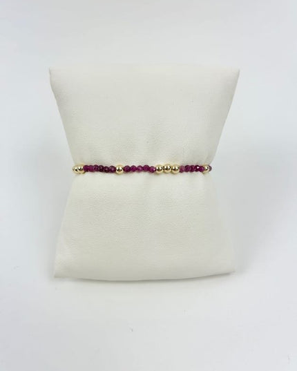 Enewton Worthy 3mm Bracelet - Ruby Bracelets in  at Wrapsody