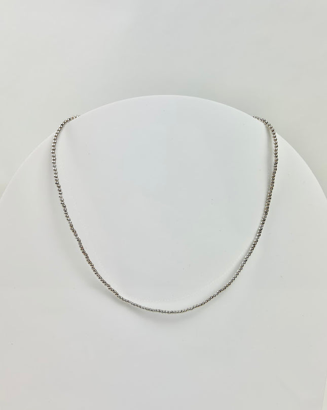 Enewton Sterling 15" Choker Classic 2mm/Cross Stud Duo Necklaces in at Wrapsody