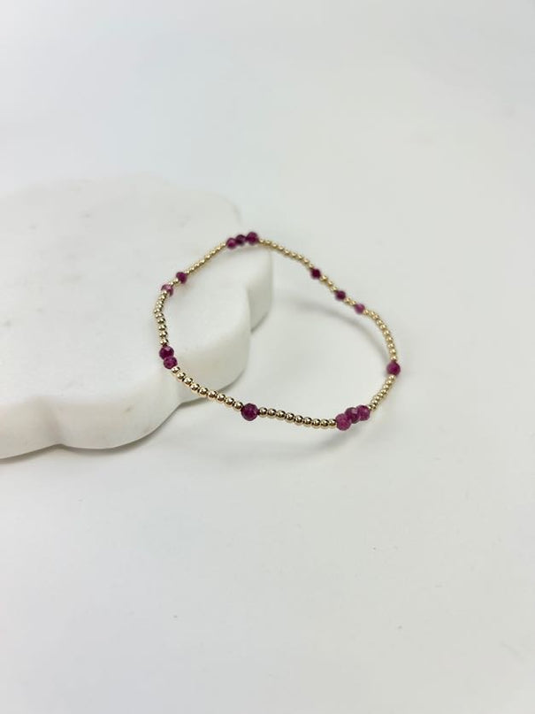 Enewton Hope Unwritten Gemstone Bracelet - Ruby Bracelets in  at Wrapsody