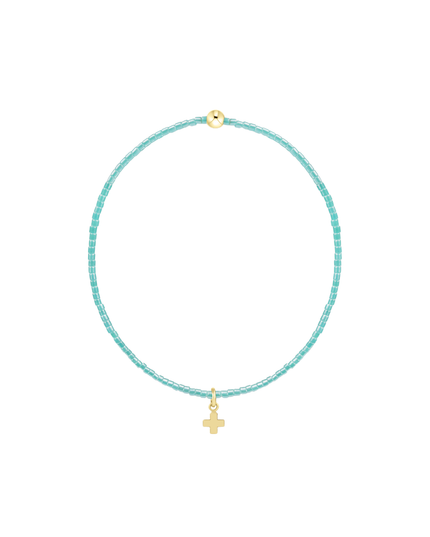 Enewton Hope Classic Signature Cross Charm Bracelet Sea Glass Bracelets in at Wrapsody