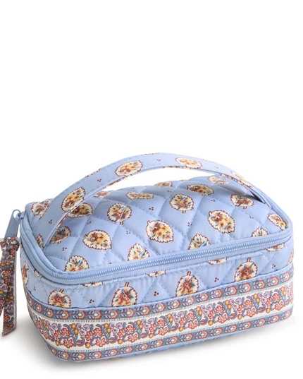 Vera Bradley Blue Leaf Jewelry Case