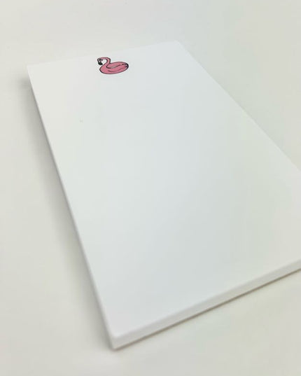 Notepad Flamingo Float Paper in  at Wrapsody