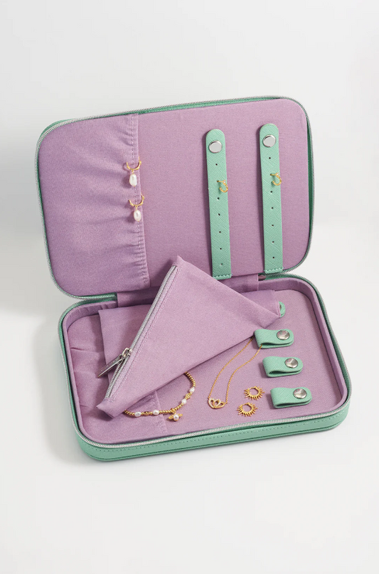 Estella Bartlett Spearmint Book Shape Jewelry Box Travel Accessories in  at Wrapsody