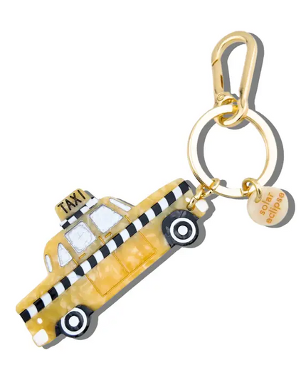 Solar Eclipse Taxicab Bag Charm/Keychain