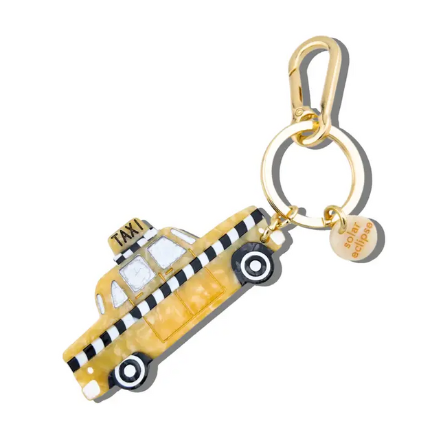 Solar Eclipse Taxicab Bag Charm/Keychain Travel Accessories in at Wrapsody