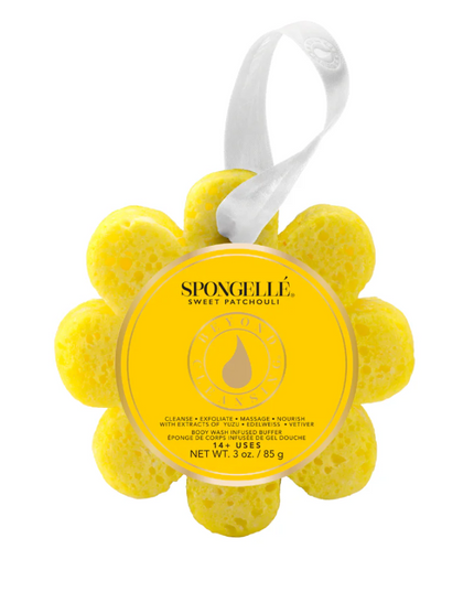 Spongelle 3oz Flower Spongette Sweet Patchouli Bath & Body in at Wrapsody