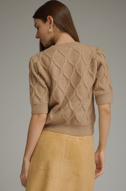 Cable Knit Oatmeal Sweater