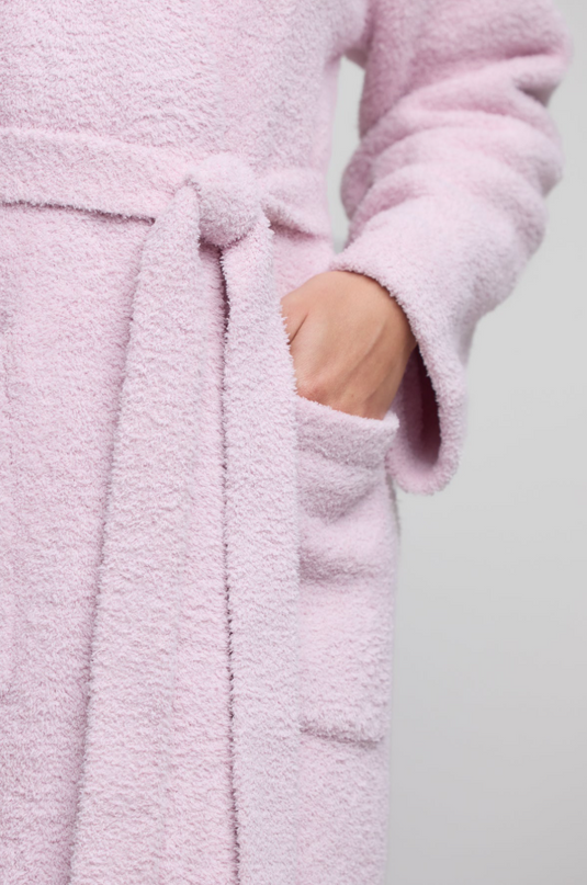 Barefoot Dreams CozyChic Solid Robe - Petal Loungewear in at Wrapsody