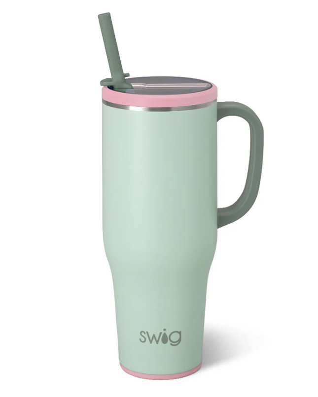 Swig 40oz Mega Mug Sage Mist Drinkware in at Wrapsody