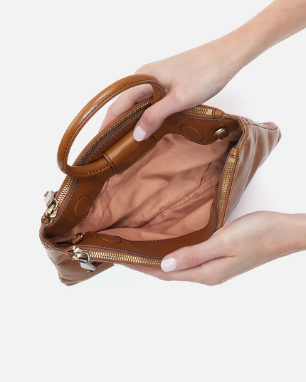 Hobo Sable Crossbody in Truffle Handbags in at Wrapsody