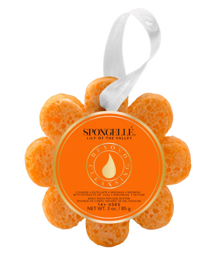 Spongelle 3oz Flower Spongette Lily of the Valley Bath & Body in at Wrapsody