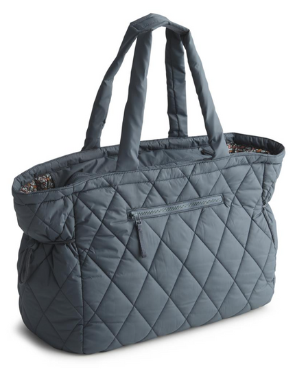 Vera Bradley Dark Slate Knollton Travel Tote