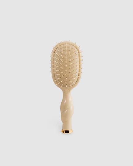 Teleties Medium Hair Detangler Tan Mini Brush Hair Accessories in at Wrapsody