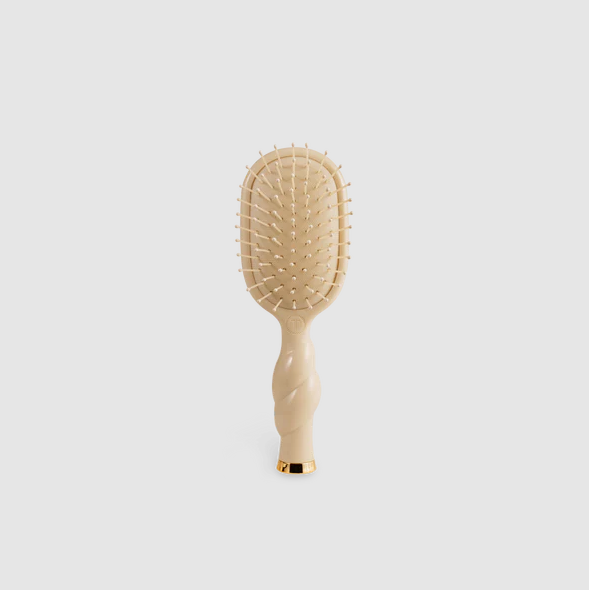 Teleties Medium Hair Detangler Tan Mini Brush Hair Accessories in at Wrapsody