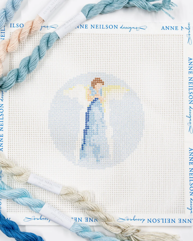 Anne Neilson Blue Angel Needlepoint Kit Home Decor in at Wrapsody