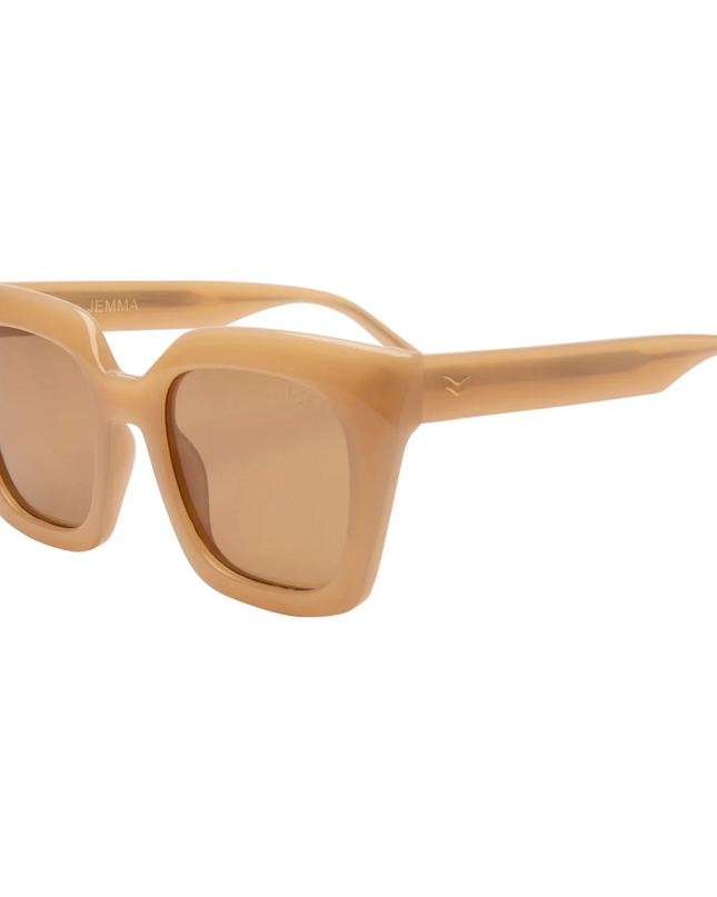 I-SEA Jemma Vanilla/Brown Sunglasses